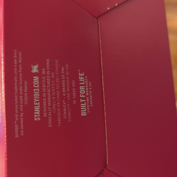 New in box Stanley 40oz Barbie Collection - Picture 7 of 7